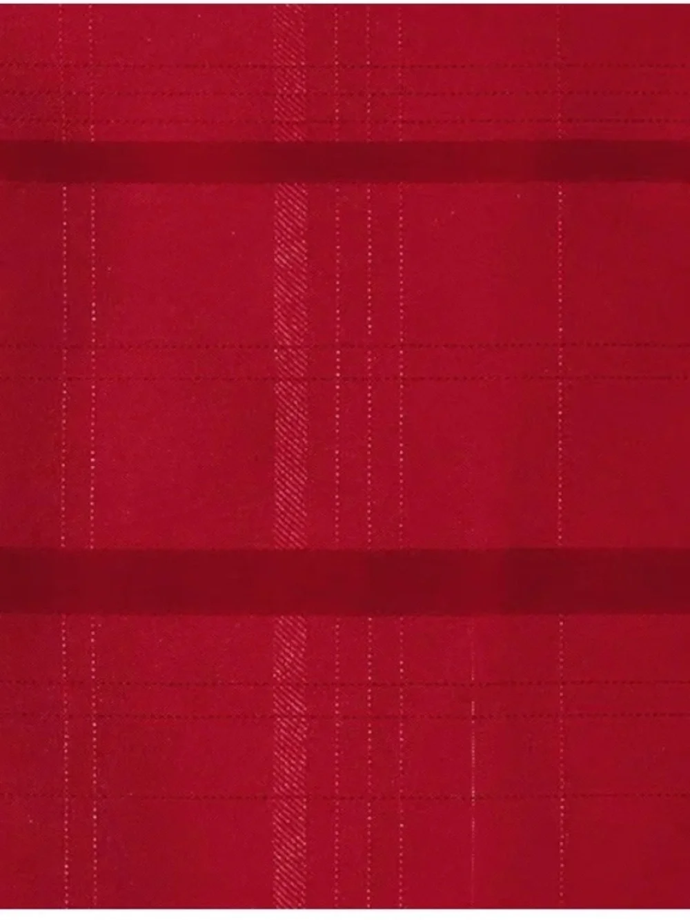 Classic Red Tablecloth for Home Dining